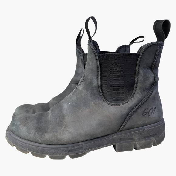 SoftMoc "Kylie" Chelsea Boots Charcoal Leather | Size 9 - Picture 2 of 7